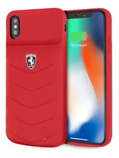 Power Funda Case Ferrari Roja 3600mha Para iPhone X/xs