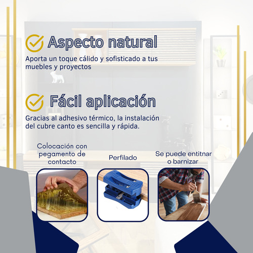 Cubre Canto Encino De Madera Sin Adhesivo 200 Mm (4 Mtr)***