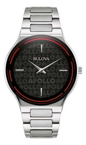 Reloj Bulova Edición Especial Apollo Theater De Acero Inoxid