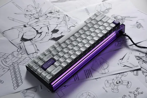 Teclado Mecanico Melgeek Made68 Pro Violeta