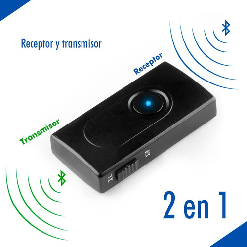 Transmisor Receptor Bluetooth 2 En 1 Audio 3.5 Recargable 