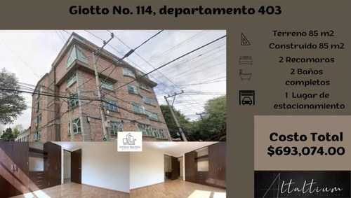 Departamento La Delegación Álvaro Obregon, Col. Alfonso Xiii, Giotto No. 114, Departamento   403.   Nb10-di