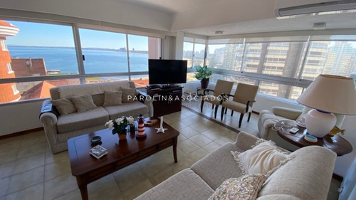 Apartamento Con Excelente Vista A Playa Mansa Y Brava - Consulte !!!!!!- Ref: 1698