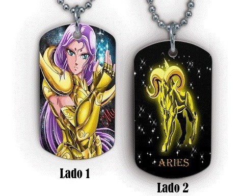 Imagen 2 de 4 de Cadenas Personalizadas Caballeros Del Zodiaco
