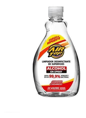 Air Top Alcohol Sanitizante 70% Repuesto 440ml Silisur