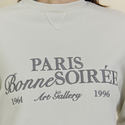 Buzo Oversize Con Bordado Paris