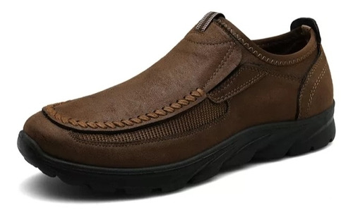 Zapato Café Para Hombre, Talla 40 (25 Cm) .