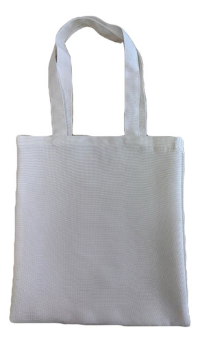 10 Tote Bag(bolso) Blanco Para Sublimación 100% Polyester