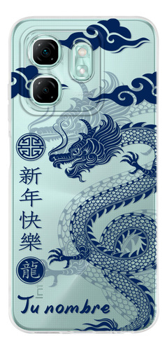 Funda Para Infinix Dragón Horóscopo Chino Con Tu Nombre