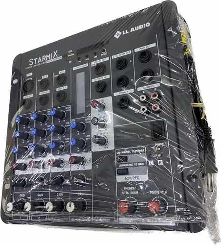 Mesa Som 4 Canais Usfx402 Ll Audio Console Efeito Bluetooth