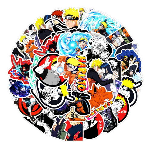 Pack 50 Sticker Pegatina Naruto Itachi Anime Envio Rapido