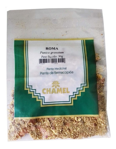 Romã Casca Para Chá 30 Gramas Chamel - Puro 100% Natural