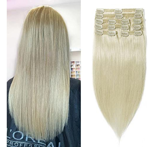 20 /20 Pulgada 150g Doble Clip De Trama En Remy 2nnxu