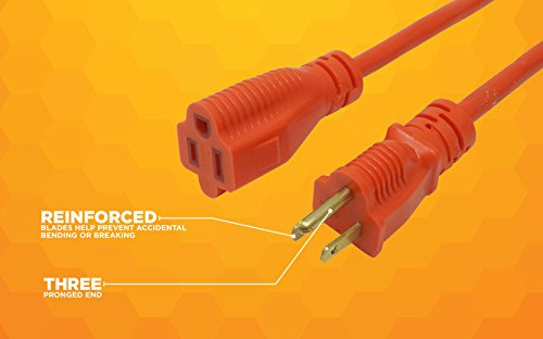 Woods 0626 14/3 - Cable De Extensión De Vinilo Sjtw Para Ext
