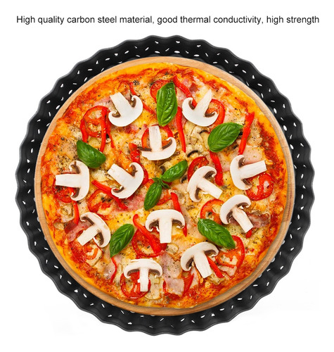 Molde Para Pizza Grande (9 Pulgadas), Grueso, Antiadherente,