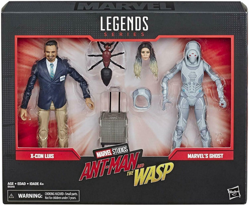 Set Figuras X-con Luis Y Ghost - Ant-man Marvel Legends