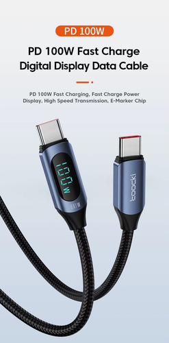 Cable Tipo C A C Carga Rápida Para iPhone Samsung Xiaomi Etc