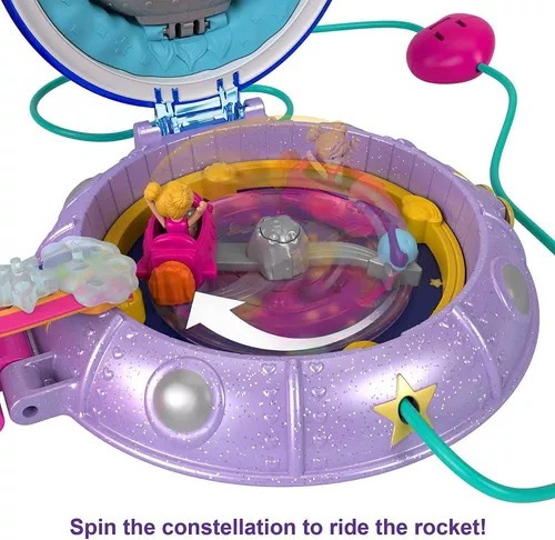 Polly Pocket Estuche De Espacio Double Play Space Compact