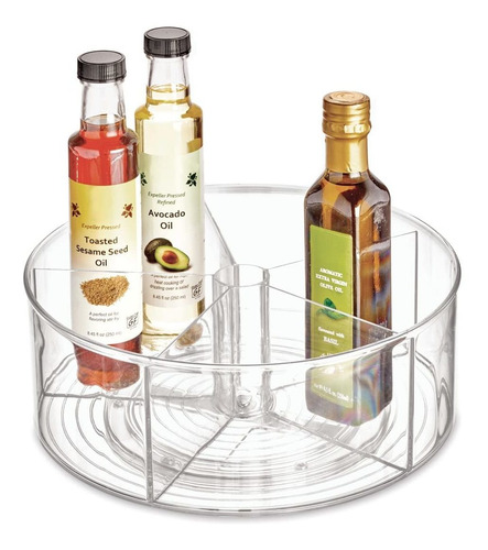 Idesign Lazy Susan - Organizador De Mesa Giratoria De Plstic