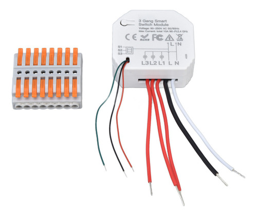 Módulo Domótico Smart Light Wifi Light Control De 3 Elemento