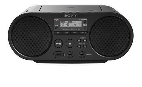 Radio Sony Fm/ Mp3/cd/usb  Boombox Negro Zs-ps50/bc