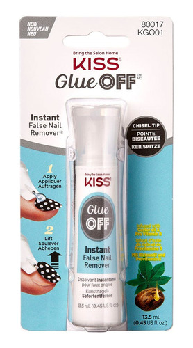 Removerdor Uñas Postizas Glue Off Color Transparente