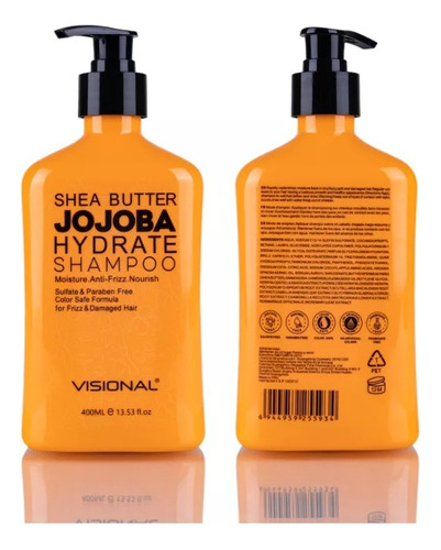 Visional® Shampoo Hidratante De Jojoba 400ml