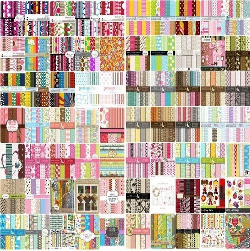 15000 Kits Scrapbook Papel Digital El Más Completo