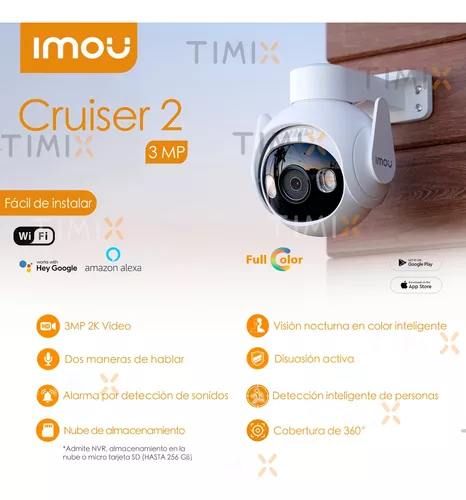 Cámara de Seguridad Exterior 2K Imou Cruiser 2 3MP