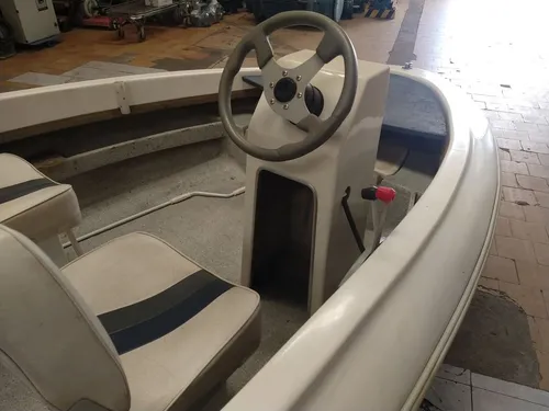 Lancha Tecno 410 Con Motor Johnson 35 + Trailer