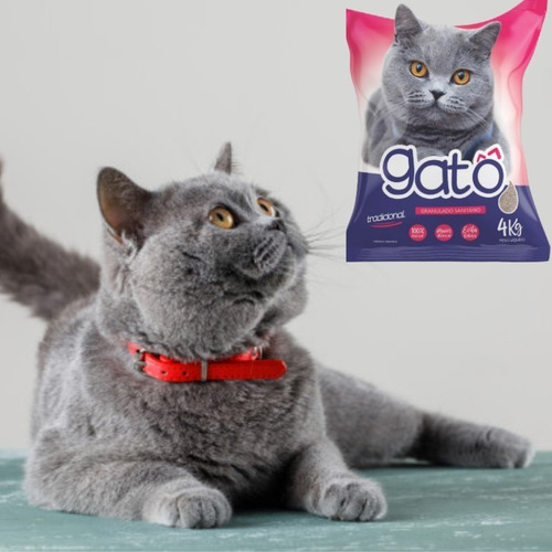 Imagem 3 de 4 de Areia Para Gato 100% Natural Tradicional Higienica - Gatô