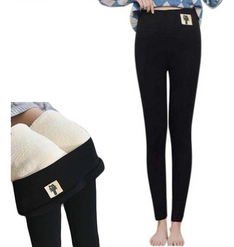 Leggings Térmicos De Invierno Con Forro Polar Grueso Mujer S