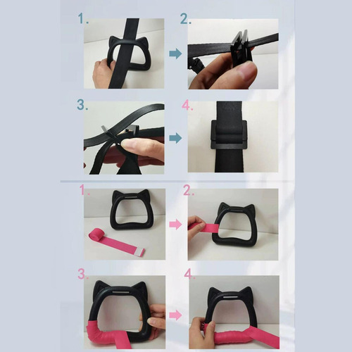 Anillos De Gimnasia Con Mango De Cabeza De Gato De 200 Kg 2m