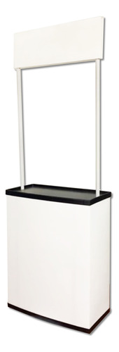 Mini Stand Puesto Portatil Negro 70cm Desarmable Sin Grafica