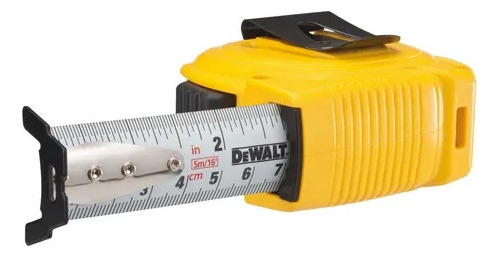 Huincha De Medir 5m/16' Diseño Compacto Dewalt Dwht34192l