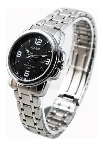 comprar Reloj Casio De Dama Modelo Ltp 1314 Caratula Negra