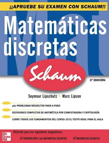 Matemáticas Discretas Tercera Edición Seymour Lipschutz