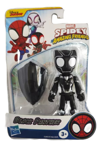 Spidey And His Amazing Friends Black Panther Figura 11cms