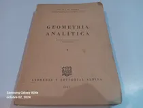 Comprar Geometría Analítica