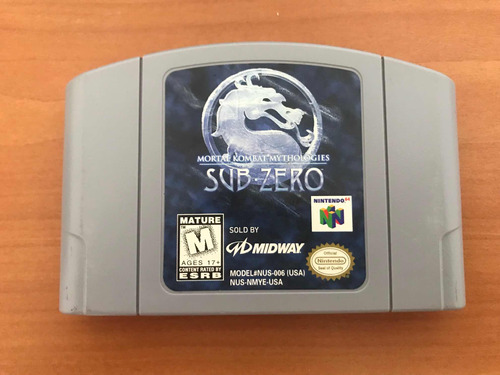 Juego De Nintendo 64 , Mortal Kombat Sub-zero