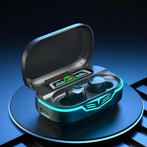 Bluetooth Audífonos Inalámbricos Auriculares Tws Inear Gamer Color Negro