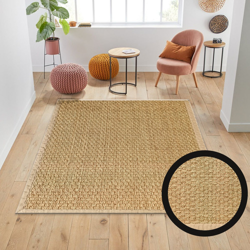 Tapete De Seagrass 100% Natural Sisal Jute 1.15x1.60mt