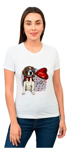 Playera Perro Mujer Animales Diseño 210 Playeras Beloma