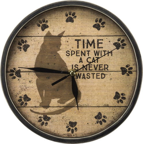 Primitivos De Kathy Time With Cats Reloj