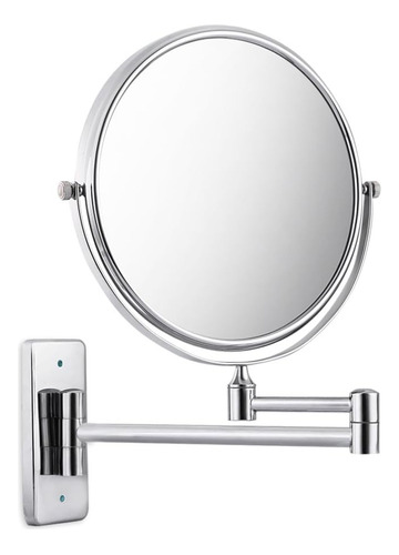 Espejo De Baño 3x/1x Aumento Doble Cara 20.32 Cm Monta...