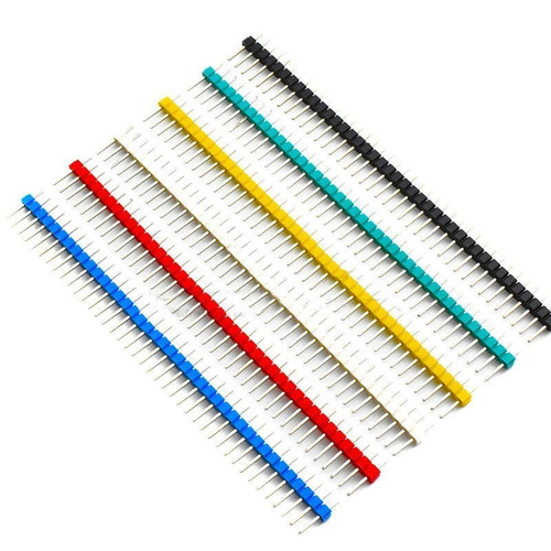 Pin Header Macho De Colores 2.54mm - 1x40 Rohs Cgkch090