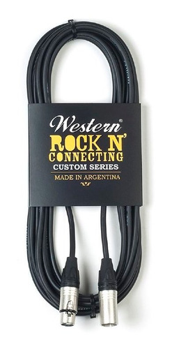 Imagen 8 de 10 de Cable Para Microfono 6m Canon Hembra Macho Western Cc60