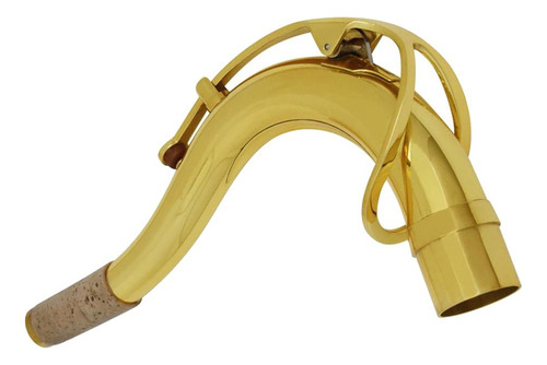 Latón Saxofón Tenor Cuello Accesorio De Dorada Piezas De