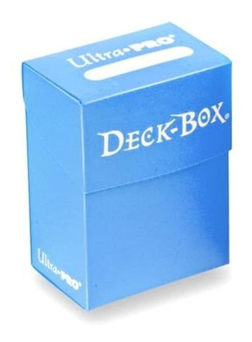 Ultra Pro  deck Box, 80-count Estándar, Color Azul