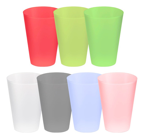 Vasos Reutilizables Rigidos X 10 - 500 Ml